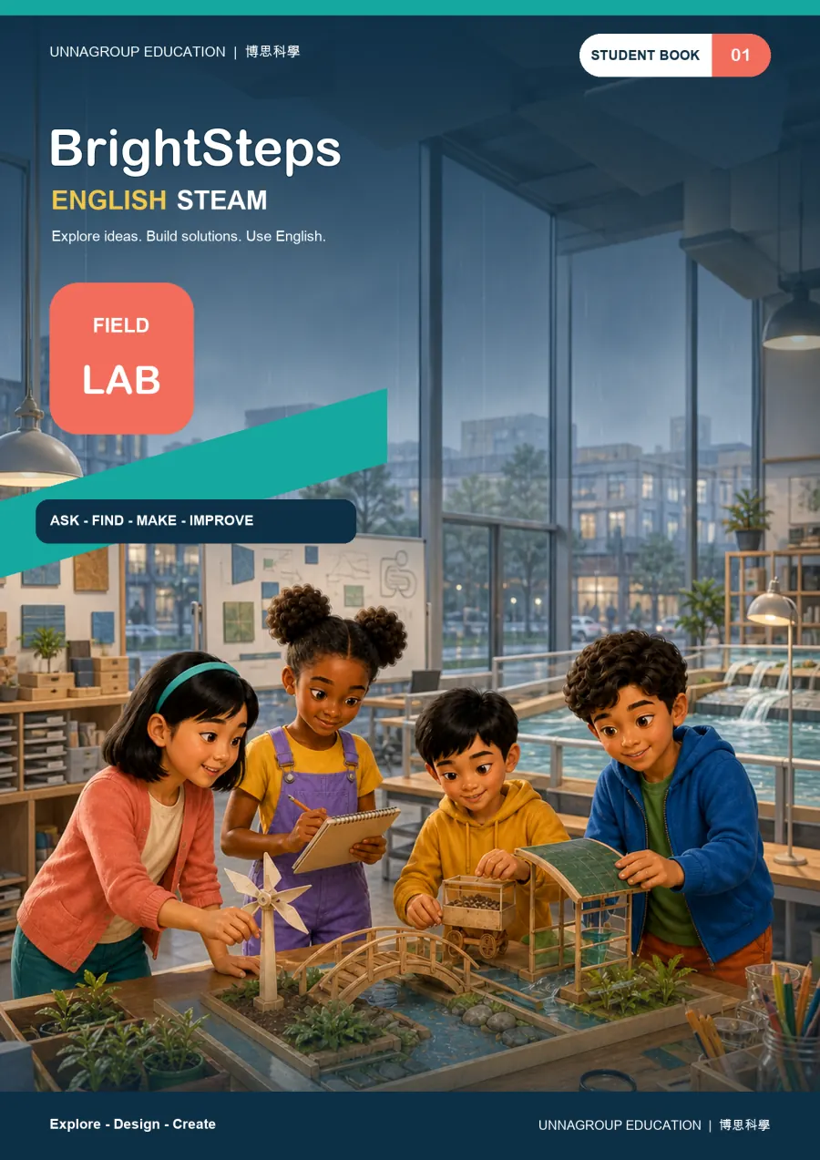 BrightSteps English STEAM Field Lab Student Book cover